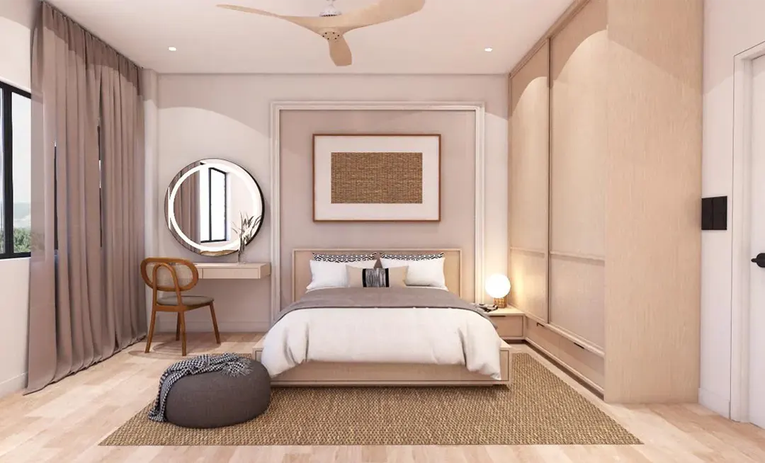 Jelutong Semi-D House 3D Drawing